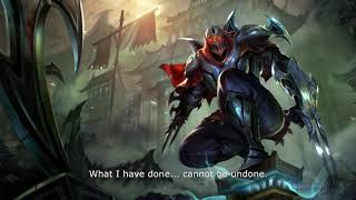 League of legends Zed Quotes English subtitle