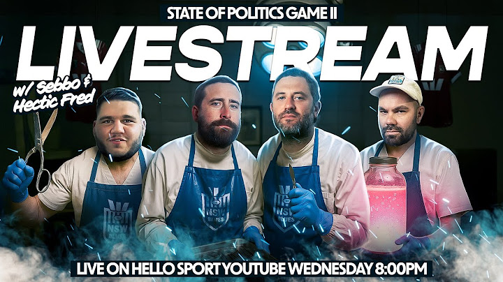 Hello Sport Live: State Of Politics Game II ft. Sebbo & Hectic Fred