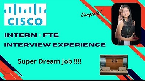 CISCO Interview Experience | On-Campus | VIT | CSE | SuperDream Job | 2022 #placements