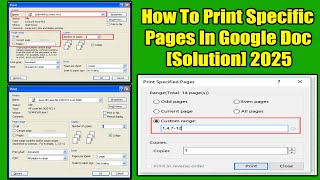 How To Print Specific Pages In Google Doc [Solution] 2025 | CAMBODIA TV CHANNEL
