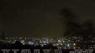 Timelapse Cam 2 - Natt til 31. august 2019