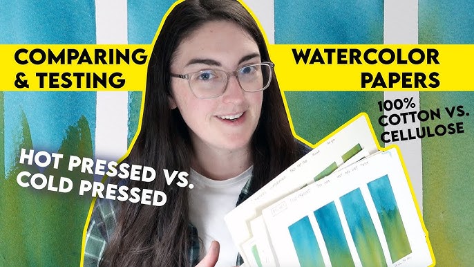 GenCrafts vs Bee Watercolor Paper. Testing TWO Affordable Cellulose Papers  - Which Will Win? 