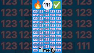 🔍 Find the Hidden Numbers Challenge | 5 Second Brain Test 🧠 find the hidden alphabet #challengevideo