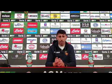Mister Occhiuzzi nel post gara di Monza - Cosenza