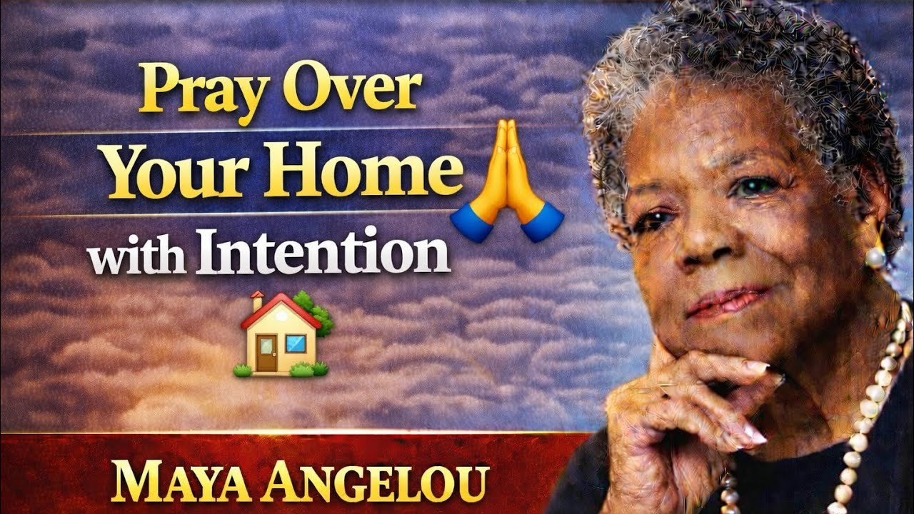 Pray Over Your Home with Intention | Maya Angelou | Motivational Speech