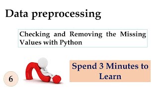 6 Data Preprocessing | Checking Missing Values in data frame | Removing missing values from dataset