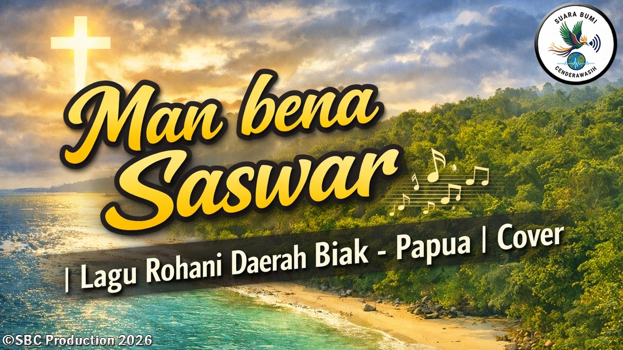 MAN BENA SASWAR | Cover Lagu Rohani Daerah Biak - Papua | © SBC Production 2026