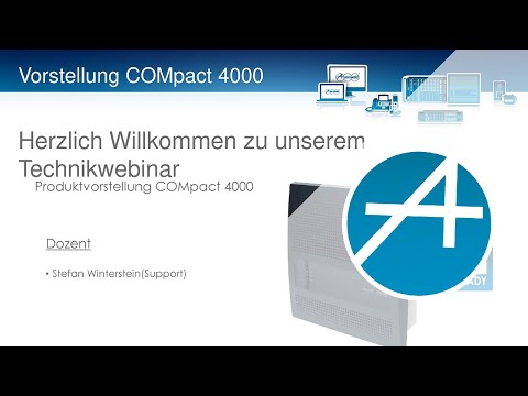 Onlineseminar: Produktvorstellung der COMpact 4000 (technischer Teil)