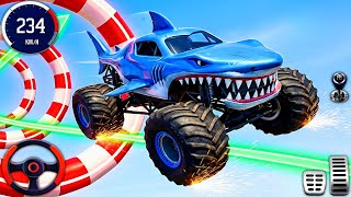 Super Monster Trucks Impossible Stunts 3D - Crazy GT Car Racing Mega Ramp : Android Gameplay #2 screenshot 1