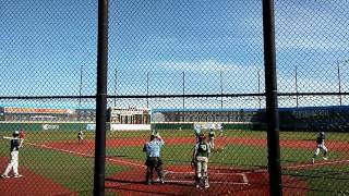 Reid Svahn cranks one off the scoreboard...04-06-17