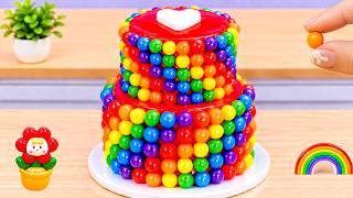 Magical Rainbow Candy Cake Sweet Rainbow Chocolate Cake HT Mini Cakes