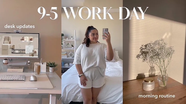 WORK DAY IN MY LIFE | desk updates, morning routin...