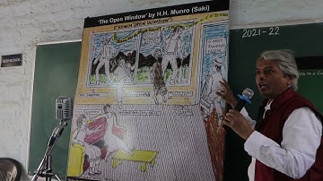 The Open Window by Saki lecture video 110 MCQ