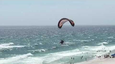 Paramotor High Wind Takeoff