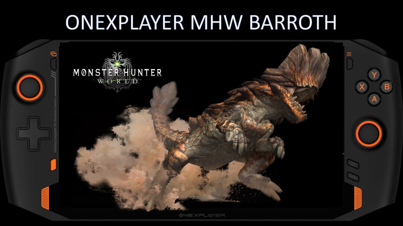 Onexplayer I7 1165g7 Monster Hunter World Barroth 900p Youtube 