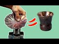 Как изготовить стопку с помощью выколотки( дифовки) из меди или другую посуду в кузнице copperdrift