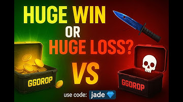 Case Battle on GGDrop! Huge Win or Huge Loss? use code:jade