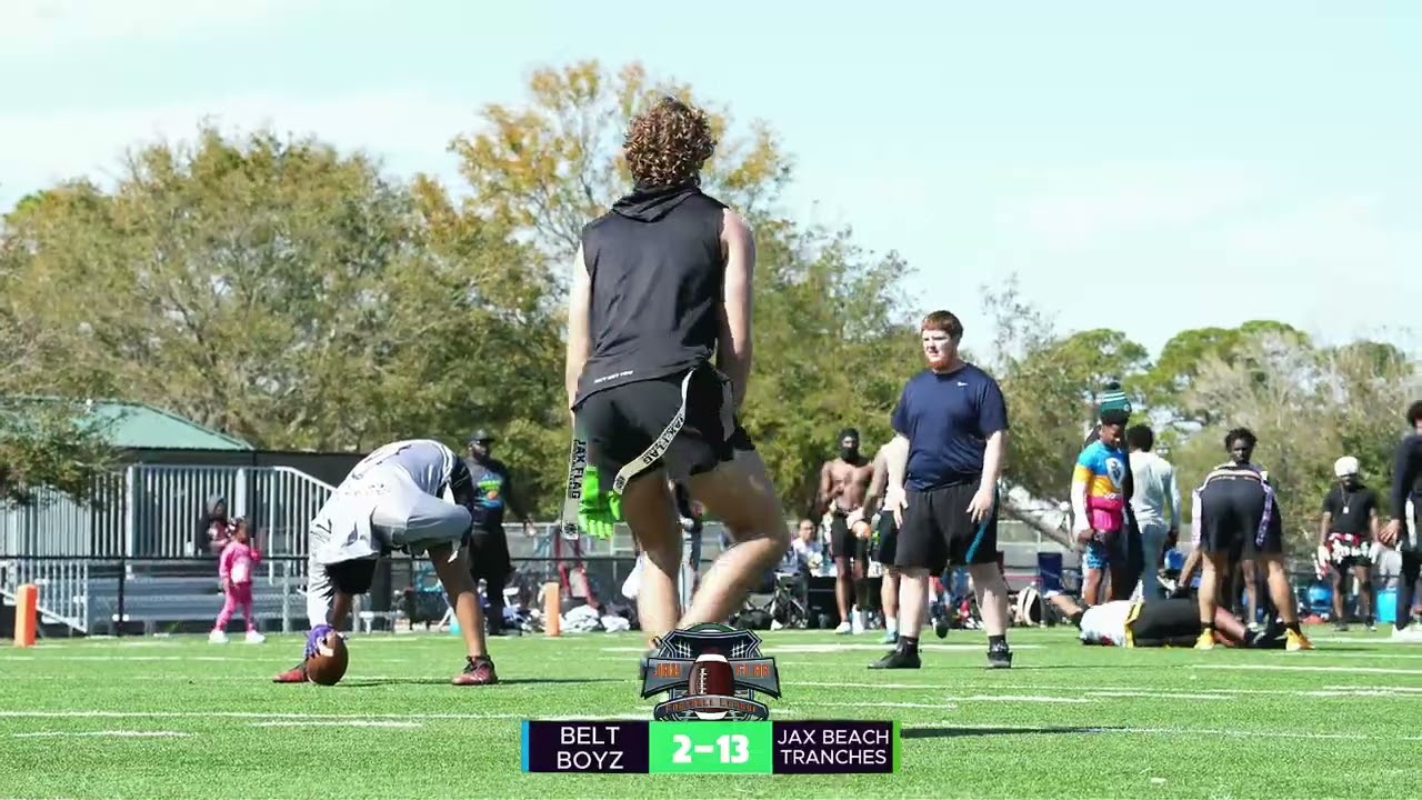 WEEK 5 JAX FLAG FOOTBALL LEAGUE SEASON 61: JAX BEACH TRENCHES vs BELT BOYZ