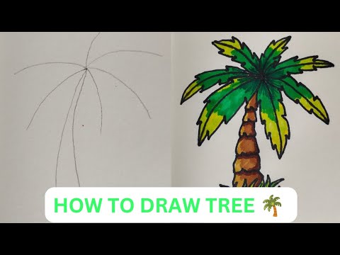 HOW TO DRAW TREE - YouTube
