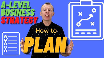A-level Business 20 mark Strategy Plan [9609] Cambridge International