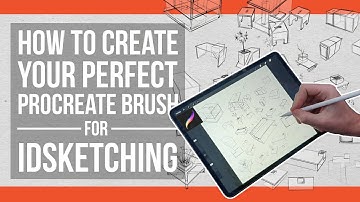 How to create your own Procreate brushes for Industrial Design Sketching
