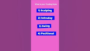 Types of Trading in stock market #shorts #scalping #intraday #swingtrader