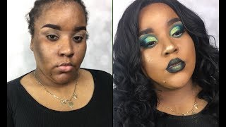 Bold Spring Green Cut Crease: Updated Foundation Routine|Monamillions TV