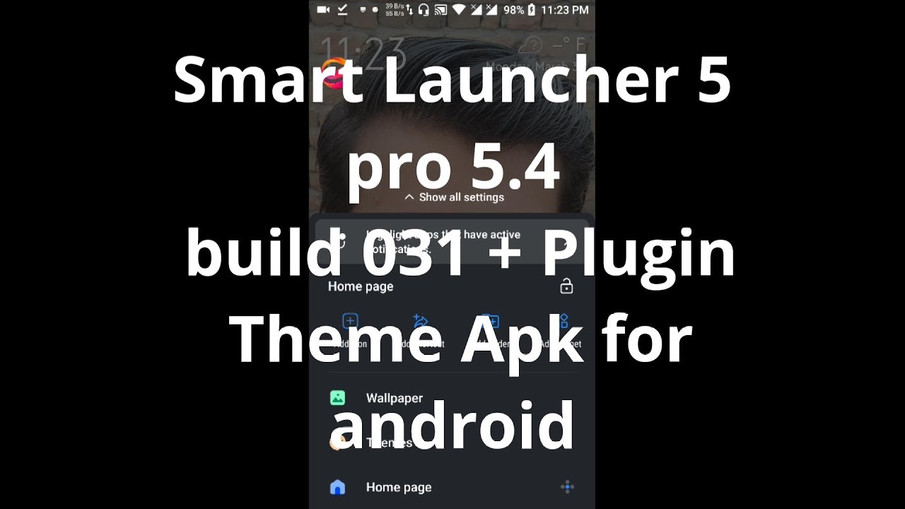 Smart Launcher 5 Pro 5 4 Build 031 Plugin Theme Apk For Android Youtube