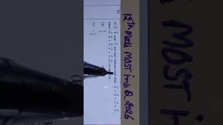 MCQ13 most imp for 12th Math exam march 2026 #love #shorts #trending #viral