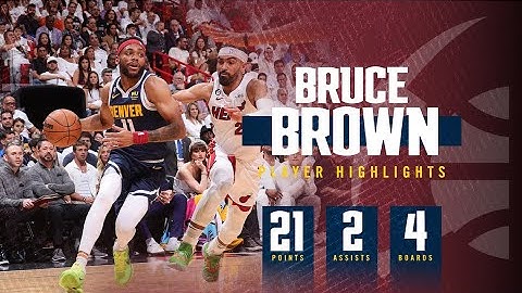 Bruce Brown Goes Off in 21 PT Performance in Game 4 of NBA Finals Against Heat