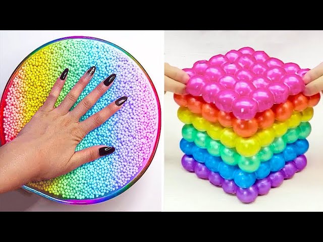 Satisfying Slime ASMR  Relaxing Slime Videos # 1128 