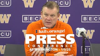 Illini Men's Basketball | Postgame Press Conference at Washington 1/5/25