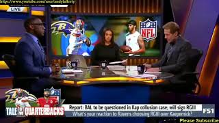 Reaction to Ravens choosing RGIII over Kaepernick? (2018 NFL)