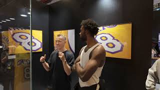 Tari Eason Sees Kobe Bryant’s Historic Game-Worn No. 8 Jersey in China