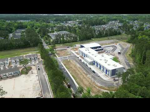 Hubrich Contracting construction progress for the Carolina Voyager Charter School for May 2024.