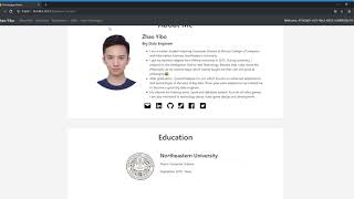 CS5610 - Web Development - Project 1 - Homepage -Demo Guide