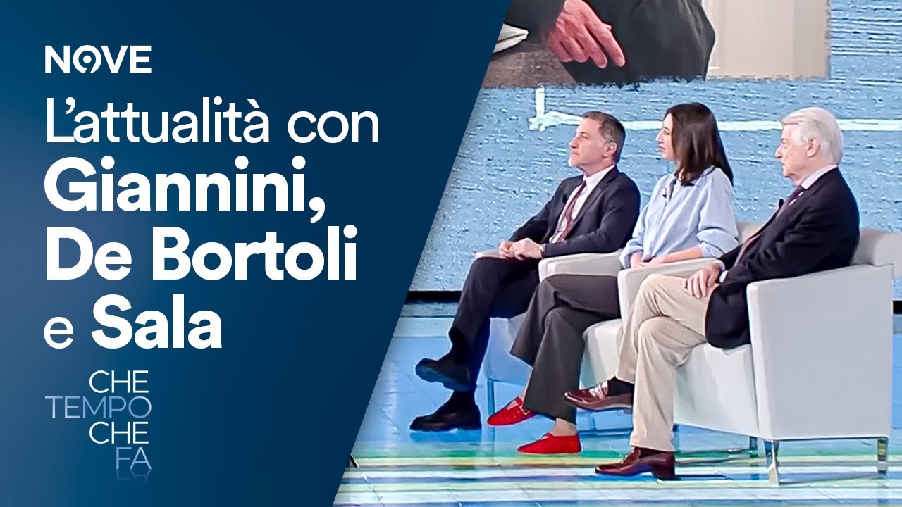 L'attualità con Giannini, De Bortoli e Sala | Che tempo che fa