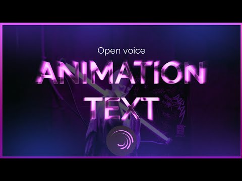 [Tutorial] Animation Text with Fractal Ridges + Rays || Alight Motion