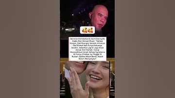 Bocoran pernikahan eL rumi & syifa hadju dari ahmad dhani #trending #ahmaddhani #elrumi #syifahadju