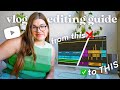 Beginner guide to editing vlogs (that grow your channel!)