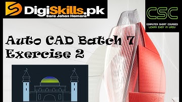 Digiskills Autocad Exercise 2 batch 7 | Exercise solution | Hands on Exercise by csc