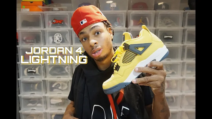 GO GET THE AIR JORDAN 4 "LIGHTNING TOUR YELLOW" REVIEW + ON FOOT!