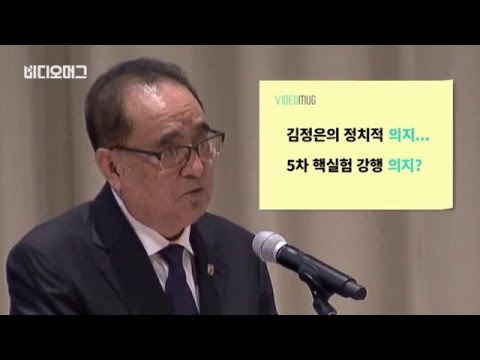 [VIDEOMUG] 북한, 빈곤 퇴치 회의장에서 '핵무장' 정당성을 외치다 / SBS