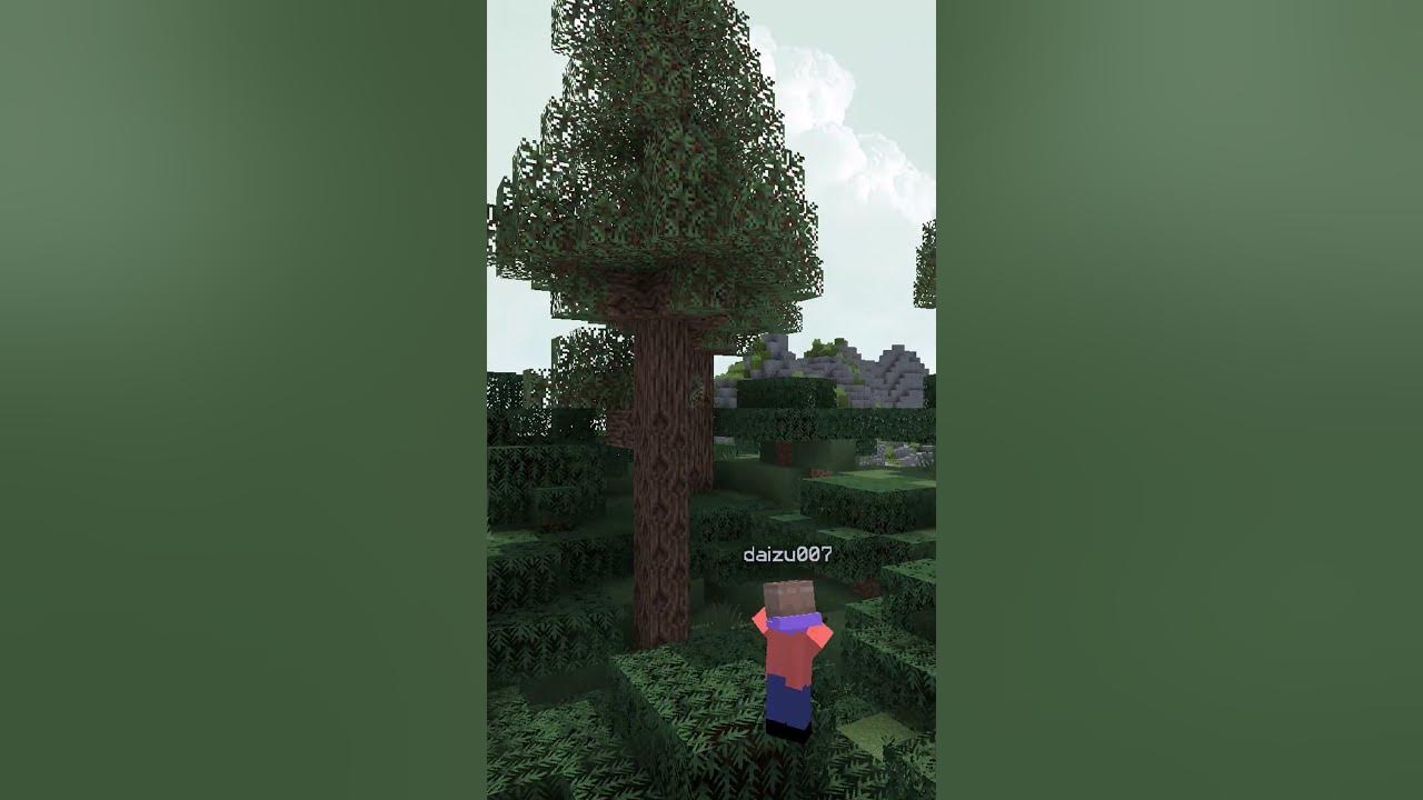  mod falling tree mod minecraft shorts minecraft 