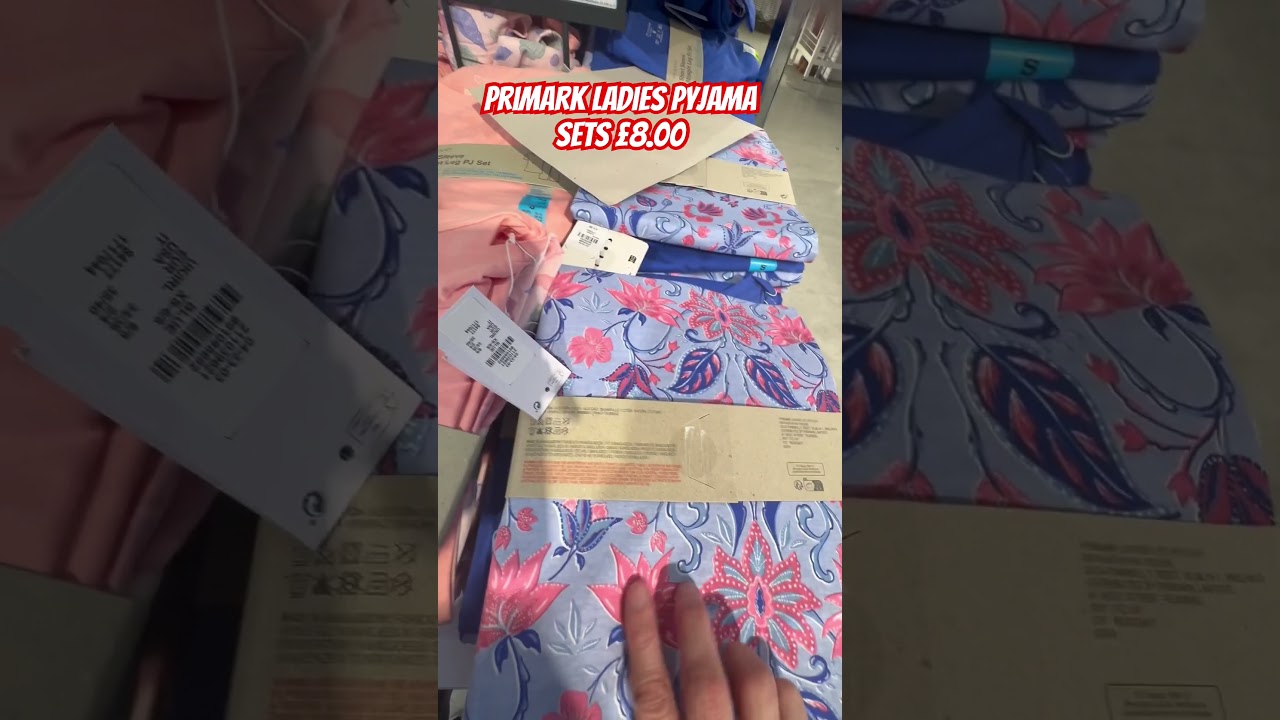 Primark ladies pyjama sets