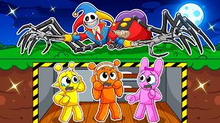 We Build A Bunker To Hide From The Prototype In Roblox