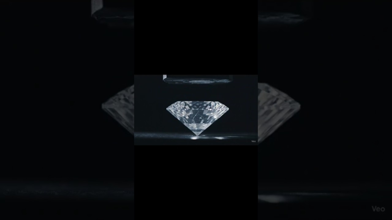 Crushing a Diamond 💎 | Extreme Pressure ASMR with Crystal Cracks 