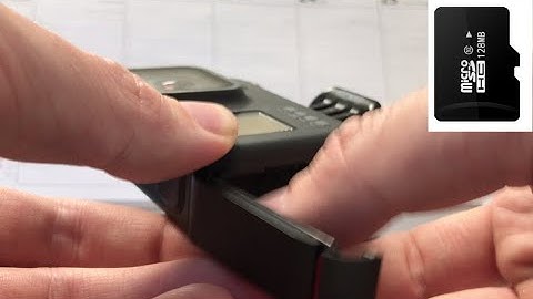 How to Insert Micro SD Card in GoPro Hero 8 Black