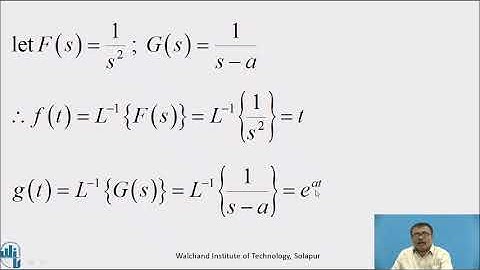 Inverse Laplace Transform by Convolution theorem-Part-I