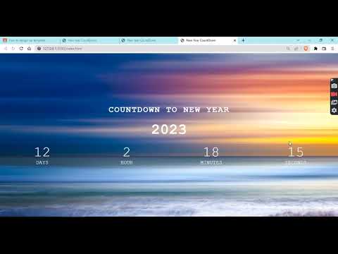 NEW Year 2023  | Count Down | Timmer | Using HTML , CSS &  JAVA SCRIPT | Free source code